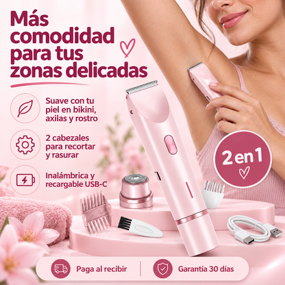 CleanSkin™ Rasuradora Femenina | Sin tirones ni ardor