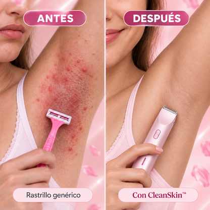CleanSkin™ Rasuradora Femenina | Sin tirones ni ardor
