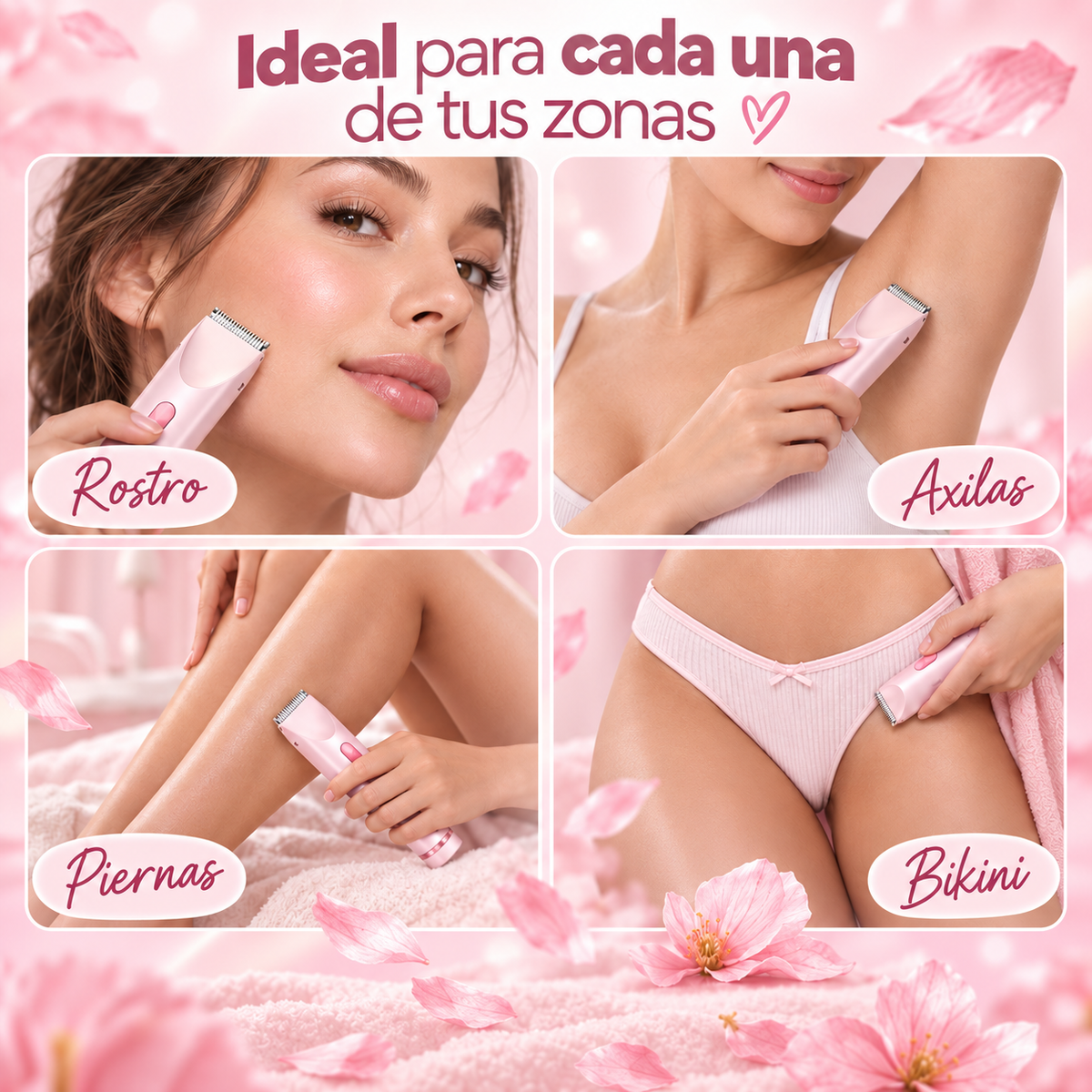 CleanSkin™ Rasuradora Femenina | Sin tirones ni ardor