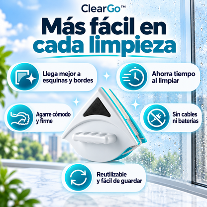 ClearGo™ Limpiavidrios Magnético | Limpia lo que no alcanzas