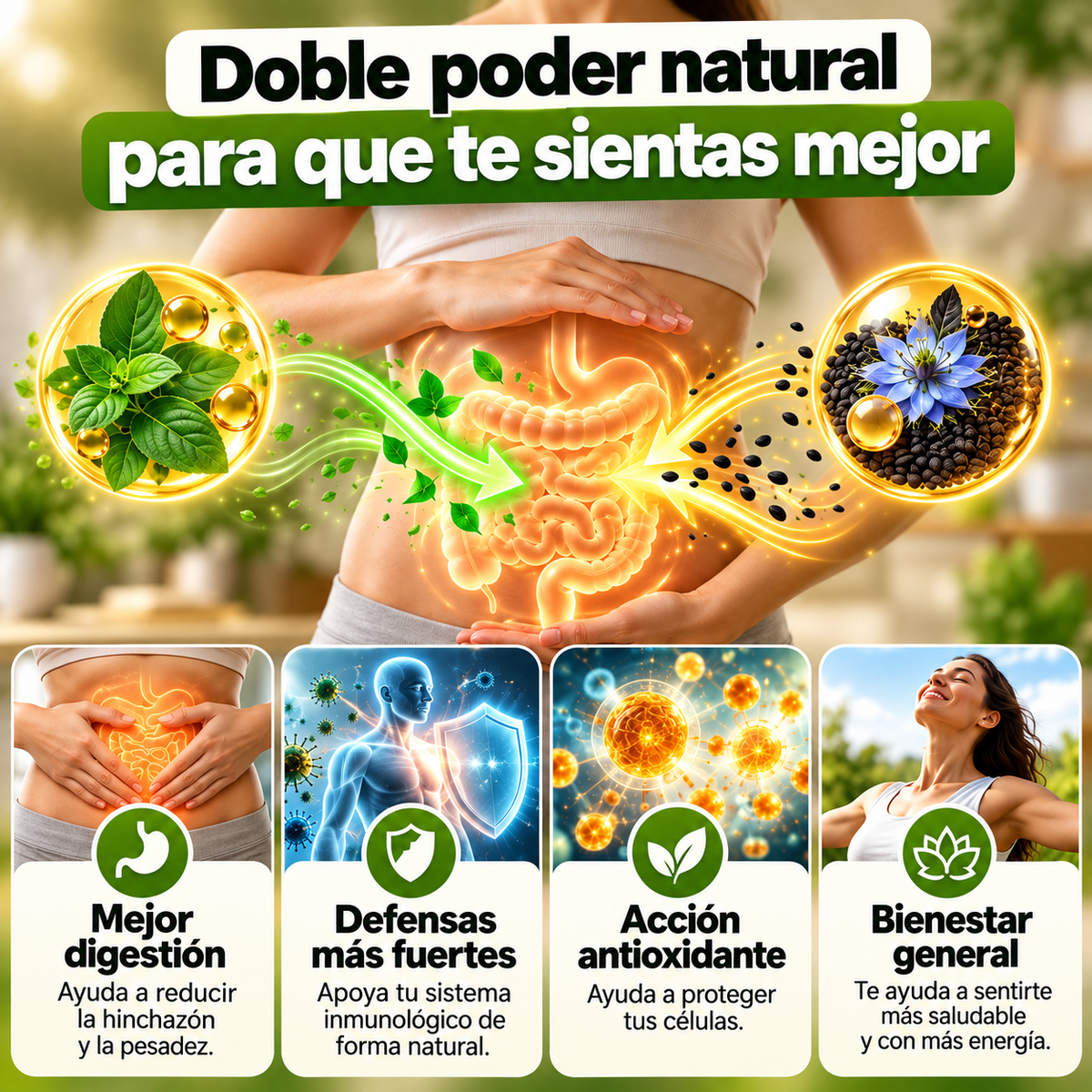 Aceite De Orégano 60 capsulas | Apoya tu digestión y siéntete mejor